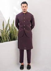 Crafted Premium Classic Kurta Straight Trousers with Traditional Waistcoat