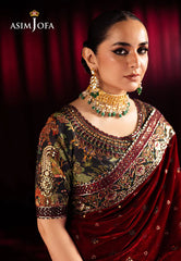 Asim Jofa | Makhmal Formals | AJMV-08 | Zayan Clothing UK