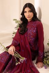 Rajbari | Premium Edition | Embroidered Chiffon Dopatta 08