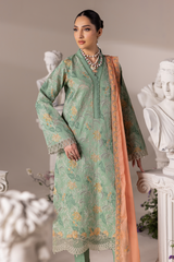 Rajbari | Premium Edition | Embroidered Chiffon Dopatta 06