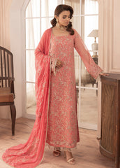 Sahane | Elyssa Festive Chiffon | CT-19003 Rosa - ELYSSA