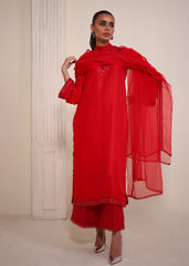 Umsha | Luxury Pret | RAVISIHING SCARLET
