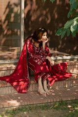 Batik | KACHO 3PC EMBROIDERED | KARANDI PRET