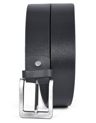 Black Plain Casual Belt