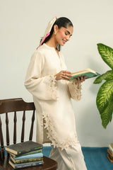 Sahar | Pret Essentials Winter 25 | Ivory Rose