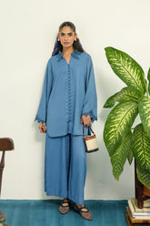 Sahar | Pret Essentials Winter 25 | Blue Éclat