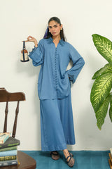 Sahar | Pret Essentials Winter 25 | Blue Éclat