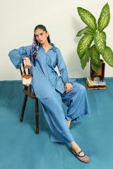Sahar | Pret Essentials Winter 25 | Blue Éclat