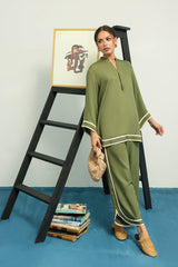 Sahar | Pret Essentials Winter 25 | Olive Luxe