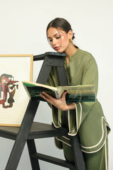 Sahar | Pret Essentials Winter 25 | Olive Luxe