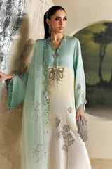 Maria B | 3 Piece Unstitched Embroidered | SR-01-07-Crystal Mint