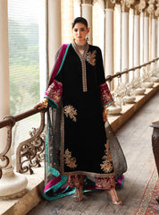 Zainab Chottani | Velura Velvet Edit 25 | Siya Long Shirt