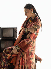Zainab Chottani | Winter Shawl 25 | Abibi - D10