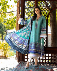 Mushq | Nirvana Printed Silk | Lunar Dew