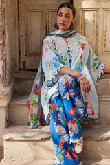 Zaha | Festive Lawn 26 | BLUE POPPY (ZF26-02)