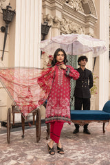LSM | Embroidered and Printed Lawn | LG-MM-0304