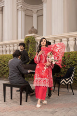 LSM | Embroidered and Printed Lawn | LG-MM-0251