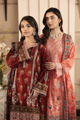 LSM | Embroidered and Printed Lawn | LG-AR-0132