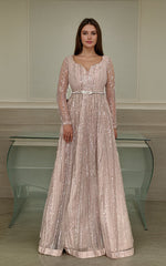 Threads and Motifs | Formal Dresses 25 | Net Embroidered Maxi