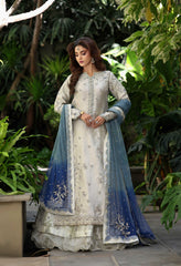 Wahaj M Khan | Nur Festive | Ash Grey Sheesha Nur outfit