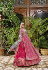 Wahaj M Khan | Nur Festive | Bubble Pink Nur Anarkali