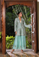 Wahaj M Khan | Nur Festive | Sage Gleam Nur Jacket