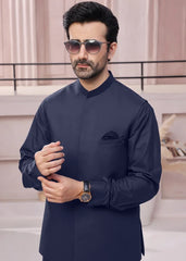 (3 Piece) - Navy blue Suit with Matching Waistcoat