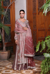 Wahaj M Khan | Nur Festive | Nude Mocha Luxe Kaftan Set