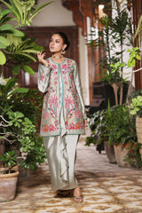 Wahaj M Khan | Nur Festive | Mint Jacket Nur Set