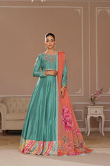Wahaj M Khan | Banno Formals | IGI RAWSILK LEHNGA CHOLI