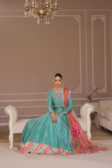 Wahaj M Khan | Banno Formals | IGI RAWSILK LEHNGA CHOLI