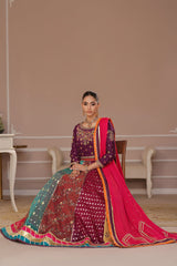 Wahaj M Khan | Banno Formals | MAHNOOR CHATAPATTI LEHNGA SET