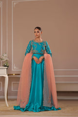 Wahaj M Khan | Banno Formals | TURQOIUSE BANO2 LC