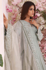 Wahajmkhan | Sitara Formals | MINT SILK ANARKALI OUTFIT