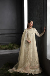 Qalamkar | Elirah Formals 25 | MF-04 IVORY GRACE