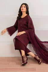 Baroque | Formals Collection | EMBROIDERED CHIFFON UF-690