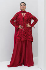 Chic Ophicial | Aarzu Luxe Pret | Red Radiance