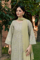 Batik | KUALALAMPUR 3PC EMBROIDERED | KARANDI PRET