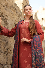 Rangrasiya | Carnation Luxury Shawl Edit | Cardamom