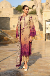 Rangrasiya | Carnation Luxury Shawl Edit | Chai