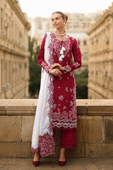 Rangrasiya | Carnation Luxury Shawl Edit | Rose