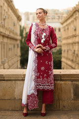 Rangrasiya | Carnation Luxury Shawl Edit | Rose