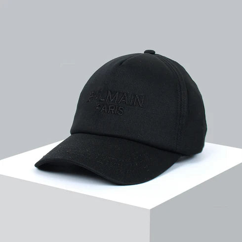 Balmain Black Basic B Cap For Men