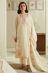 Cross Stitch | Mahiri Embroidered Lawn 24 | IVORY BLOSSOM