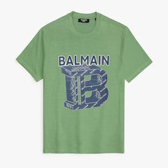 B.L.M.N Green Premium Printed T-Shirt For Men
