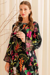 Farasha | Printed Essentials | Ebony Passion