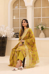 LSM | Embroidered and Printed Lawn | LG-MM-0226