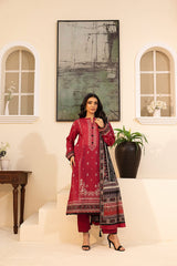 LSM | Embroidered and Printed Lawn | LG-MM-0242