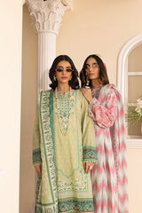 LSM | Embroidered and Printed Lawn | LG-MM-0246