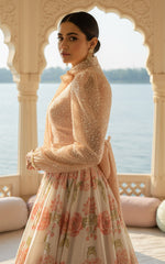Threads and Motifs | Formal Outfits | Blouse With Printed Lehenga